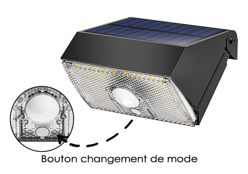 mini applique solaire 1000Lm
